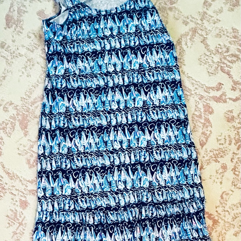 Lilly Pulitzer maxi size Large sailboat dress
